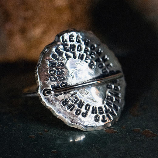 订购14周到｜Serge Thoraval-LES HOMMES-共鸣-匾牌 戒指［法国设计师］ 商品图0