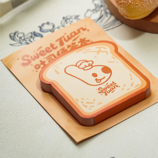 团团下午茶系列厚切土司便签本 商品图1