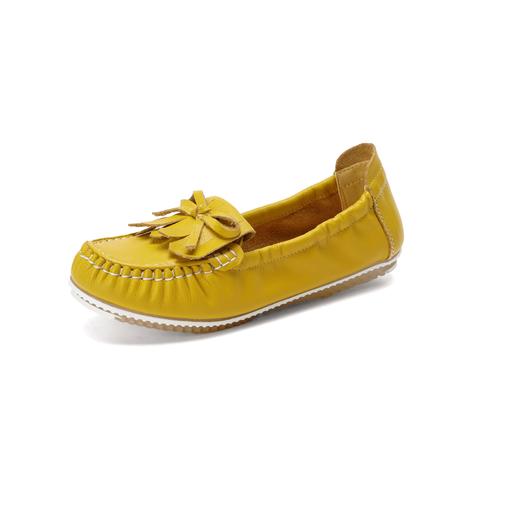 【头层牛皮】西村名物2026年春季新款舒适低跟优雅休闲豆豆鞋浅口单鞋X26AE17171 商品图6