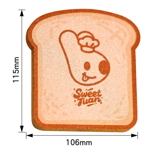 团团下午茶系列软木杯垫 商品图4