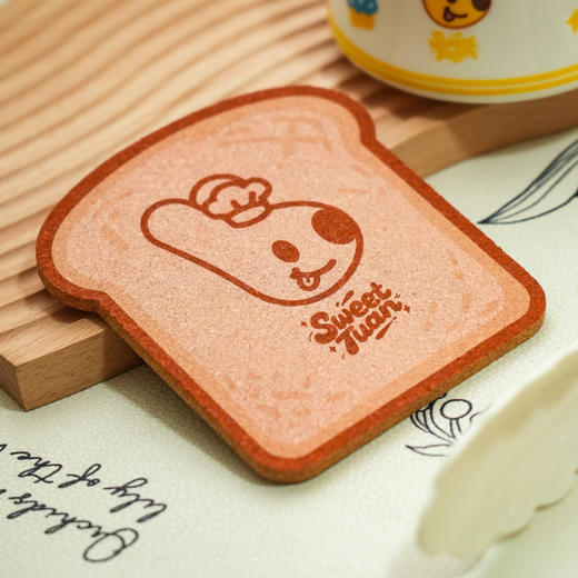 团团下午茶系列软木杯垫 商品图0