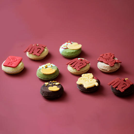 全国配送｜2026「马到成功 · 事事顺」曲奇烧礼盒（9枚/盒） 商品图3