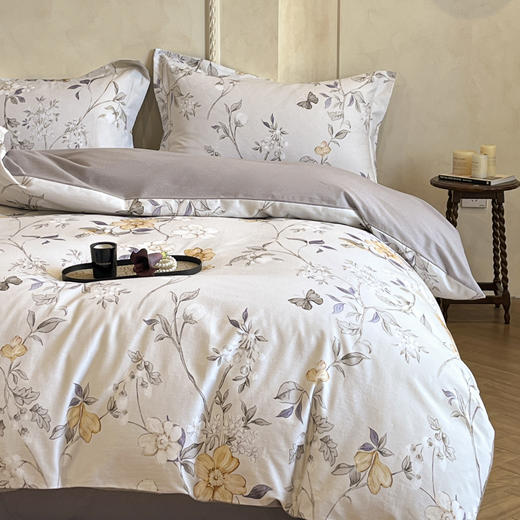 【待更新】自然醒全棉超柔数码印花磨毛四件套HS 商品图2