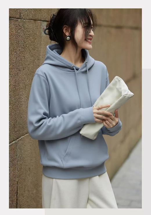 女神节2026促→【自营】周年庆福利！！必入推荐 【100%棉】多色款！ 3HREE CAT 品牌全棉连帽卫衣-喜出 商品图5