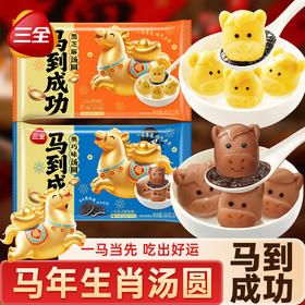 三全马到成功生肖限定汤圆160g（10粒）