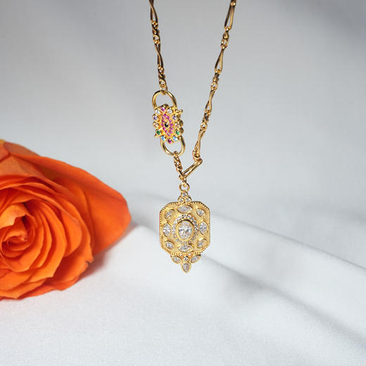 北京仓｜DELPHES-水晶 吊坠 项链［法国设计师］ 商品图1