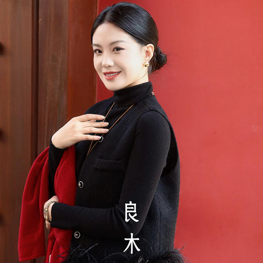 【预售7天】良木礼羊毛马甲（D25102817） 商品图2