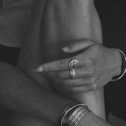 订购14周到｜Serge Thoraval-LES HOMMES-共鸣-匾牌 戒指［法国设计师］ 商品图1