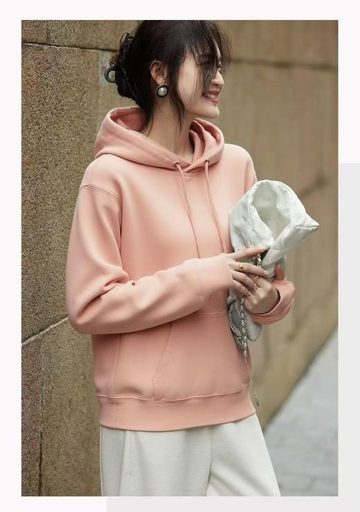 女神节2026促→【自营】周年庆福利！！必入推荐 【100%棉】多色款！ 3HREE CAT 品牌全棉连帽卫衣-喜出 商品图3