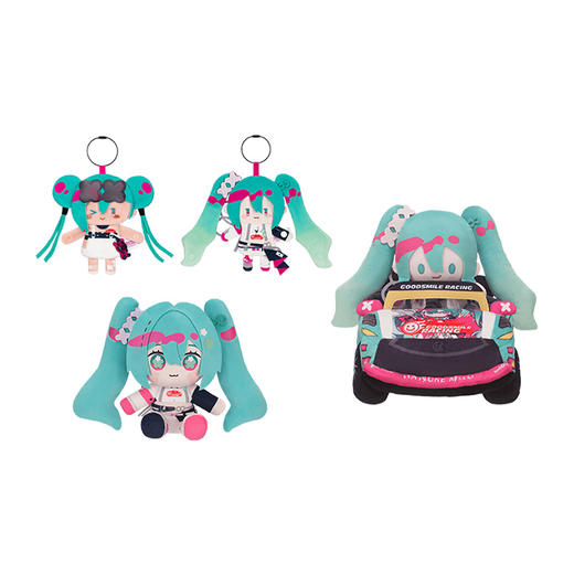 【GSC全款预售】初音未来 RacingMiku2025 毛绒赛车套组/扁扁零钱包/HUGGYDOLL GSM 商品图4