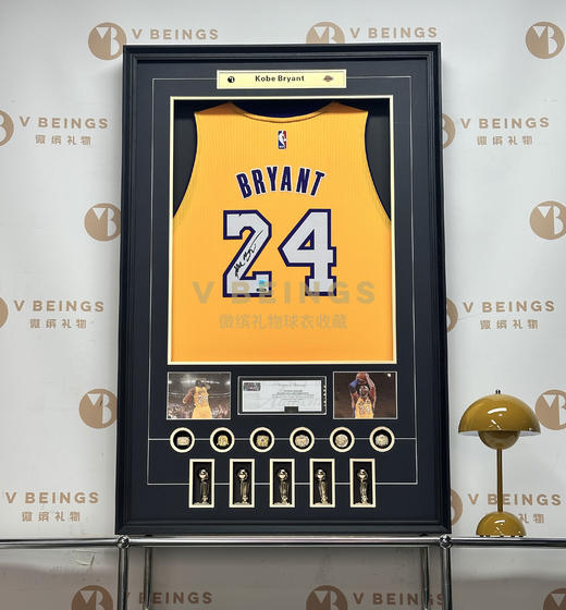 收藏系列 科比 湖人队24号黄色 球迷版 亲笔签名球衣 商品图1