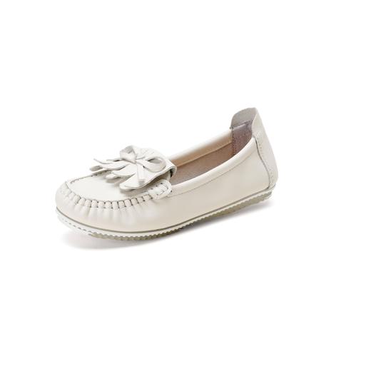 【头层牛皮】西村名物2026年春季新款舒适低跟优雅休闲豆豆鞋浅口单鞋X26AE17171 商品图3