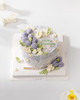 紫色郁金香花朵生日蛋糕 商品缩略图0