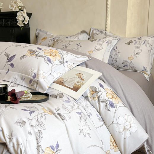 【待更新】自然醒全棉超柔数码印花磨毛四件套HS 商品图7