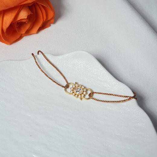 北京仓｜DELPHES-护符花 锆石 水晶 手链［法国设计师］ 商品图1