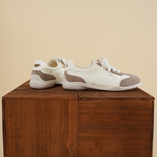 【牛皮革】西村名物2026年春季新款舒适透气厚底防滑超轻系带拼色德训鞋X26AM17281 商品图5