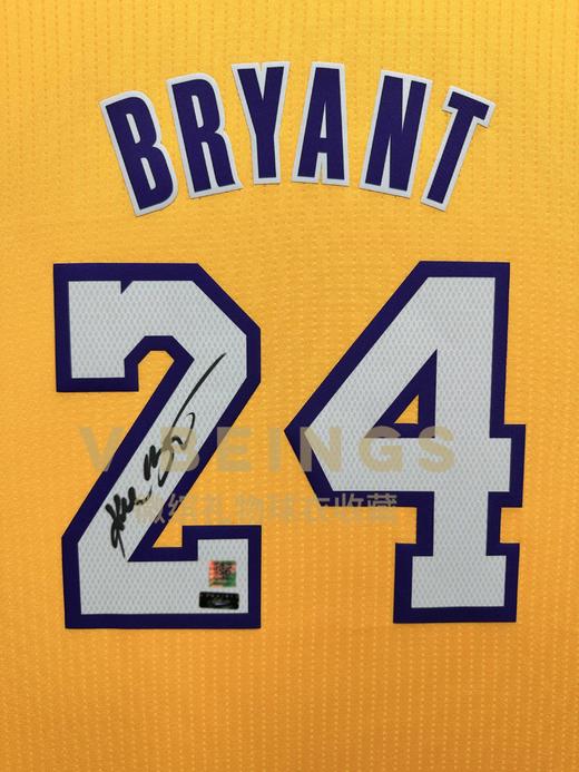收藏系列 科比 湖人队24号黄色 球迷版 亲笔签名球衣 商品图2