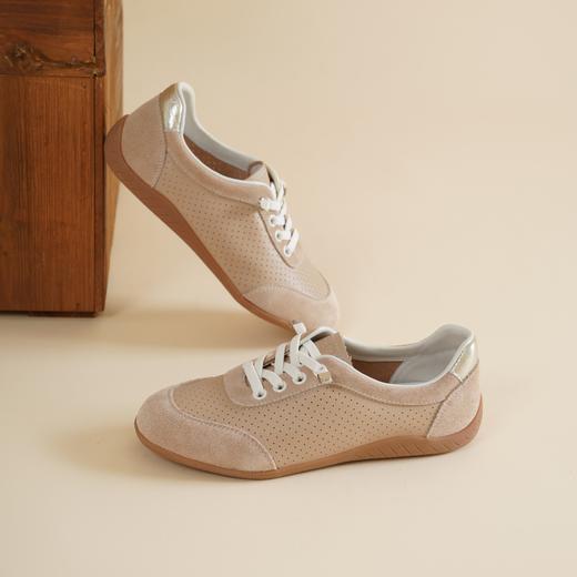 西村名物2026年春季新款舒适透气平底防滑系带阿甘鞋德训鞋X26AM17221 商品图5