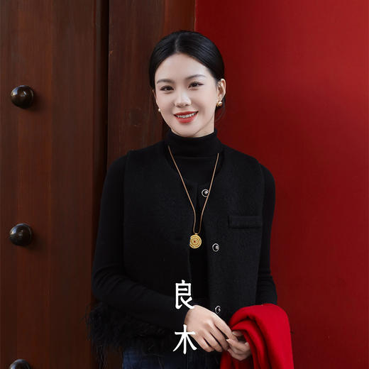 【预售7天】良木礼羊毛马甲（D25102817） 商品图11