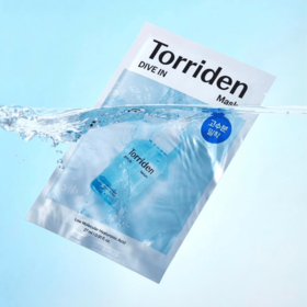 Torriden  桃瑞丹深层补水玻尿酸面膜(盒装10片) 토리든 저분자히알루론산마스크(10매)