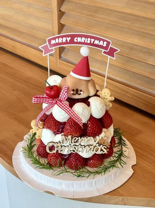 【圣诞草莓树】五寸草莓蛋糕 商品图3