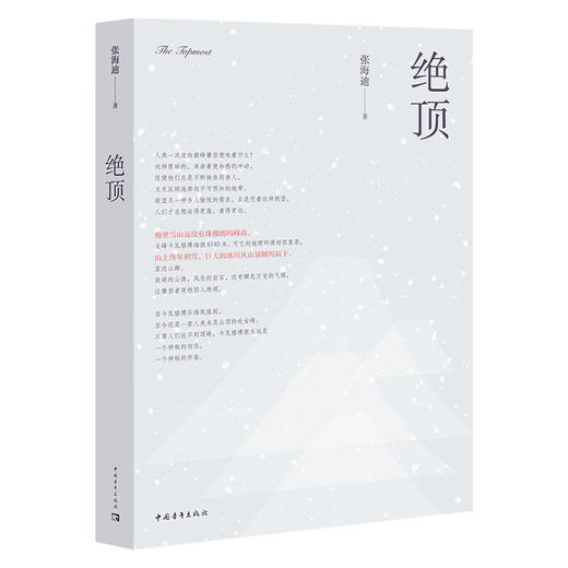 绝顶 张海迪 著 中国青年出版社 商品图1