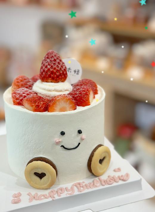 草莓笑脸蛋糕 商品图0