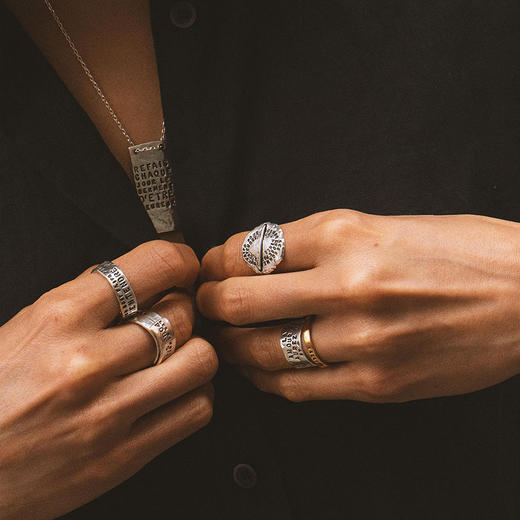 订购14周到｜Serge Thoraval-LES HOMMES-共鸣-匾牌 戒指［法国设计师］ 商品图4