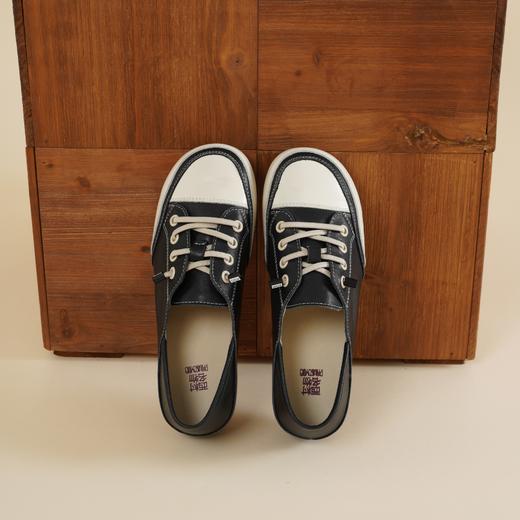 【牛皮革】西村名物2026年春季新款舒适透气软底软面系带休闲鞋小板鞋X26AM17271 商品图2