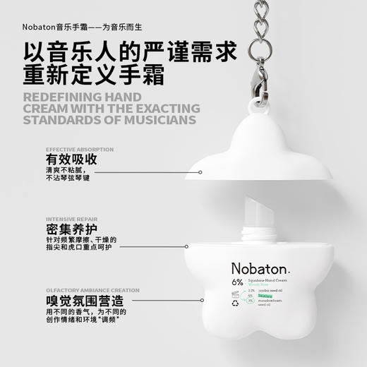 Nobaton诺巴顿| 角鲨烷护手霜 商品图1