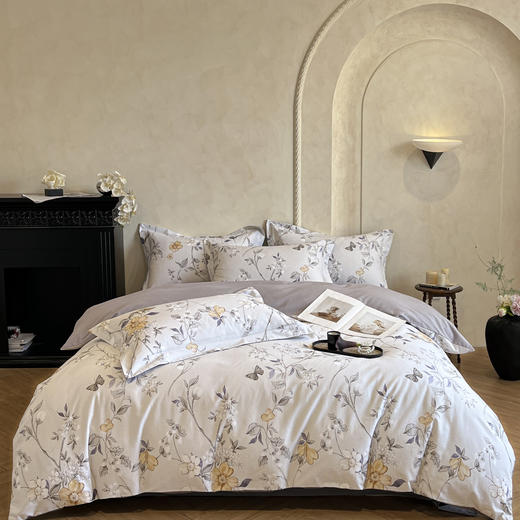 【待更新】自然醒全棉超柔数码印花磨毛四件套HS 商品图1