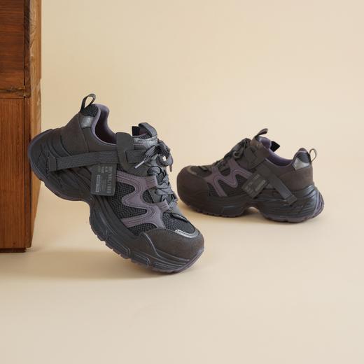 【厚底增高】西村名物2026年春季新款舒适超轻厚底舒适透气老爹鞋X26AM17511 商品图2