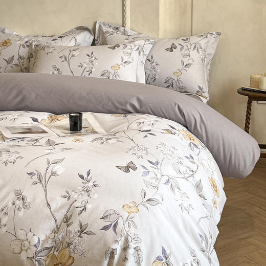 【待更新】自然醒全棉超柔数码印花磨毛四件套HS 商品图4