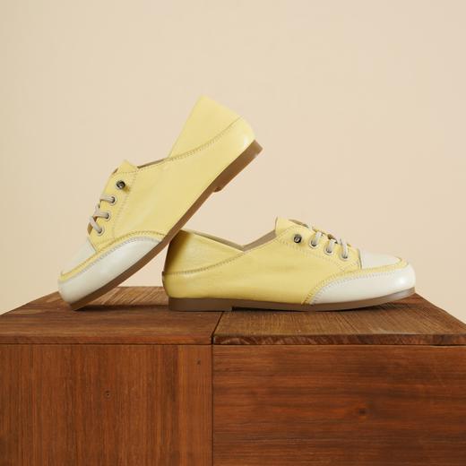 【牛皮革】西村名物2026年春季新款舒适透气软底软面系带休闲鞋小板鞋X26AM17271 商品图4