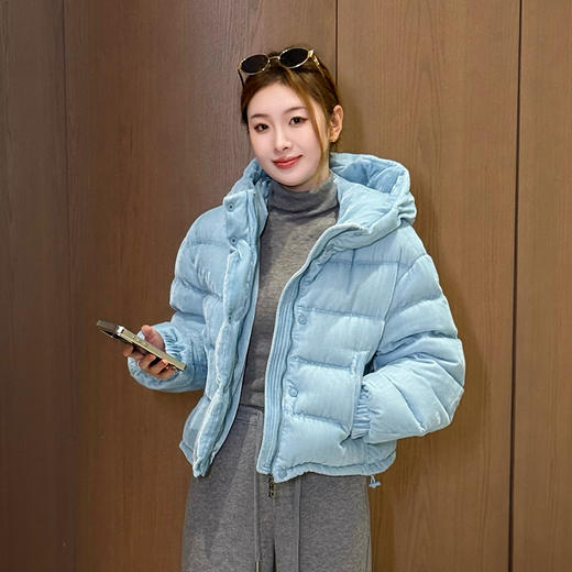 【特价不退换】【预售7天】良木礼连帽鹅绒服（3176） 商品图0