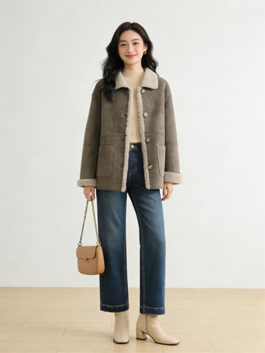 臣禾	【智感毛衫-半高领】岛精18针100%羊毛套头针织衫	JZ254090575 商品图11