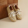 【牛剖层皮】西村名物2026年春季新款舒适透气厚底防滑系带阿甘鞋德训鞋X26AM16831 商品缩略图3
