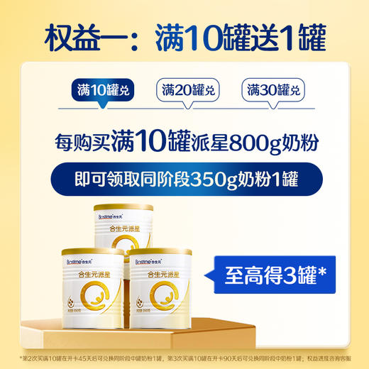 【星耀卡礼盒】合生元派星350g*1+云柔巾*4+星耀卡+享双重权益 商品图3