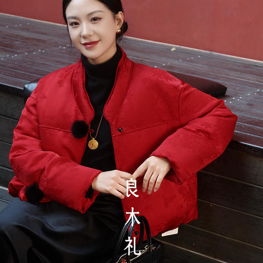 【特价不退换】【预售7天】良木礼鹅绒外套（D251103751） 商品图3