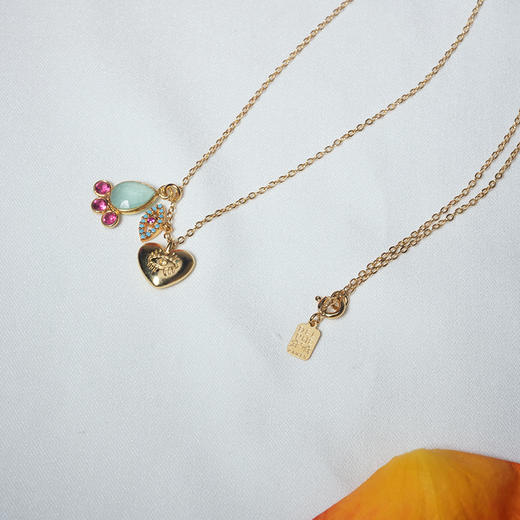 北京仓｜DELPHES-眼睛 水晶 锆石 项链［法国设计师］ 商品图4