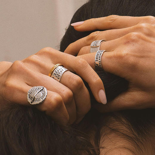 订购14周到｜Serge Thoraval-LES HOMMES-共鸣-匾牌 戒指［法国设计师］ 商品图3