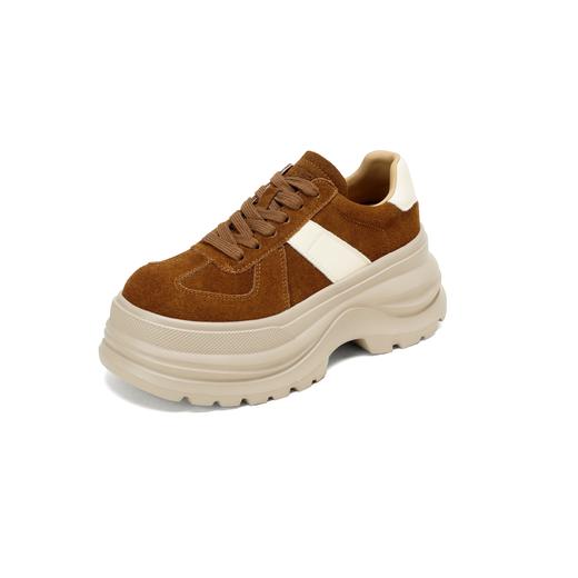 西村名物2026年春季新款厚底防滑舒适透气系带休闲鞋深口鞋X26AM17481 商品图9