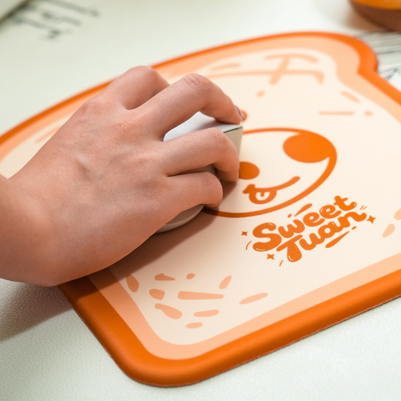 团团下午茶系列面包鼠标垫