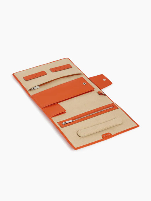 北京仓｜LE TANNEUR-Soft travel box-赤陶红棕 旅行 珠宝袋［法国设计师］ 商品图2