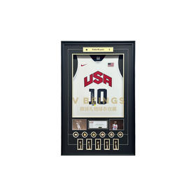 收藏系列 科比 国家队10号白色限量版 正面 亲笔签名球衣