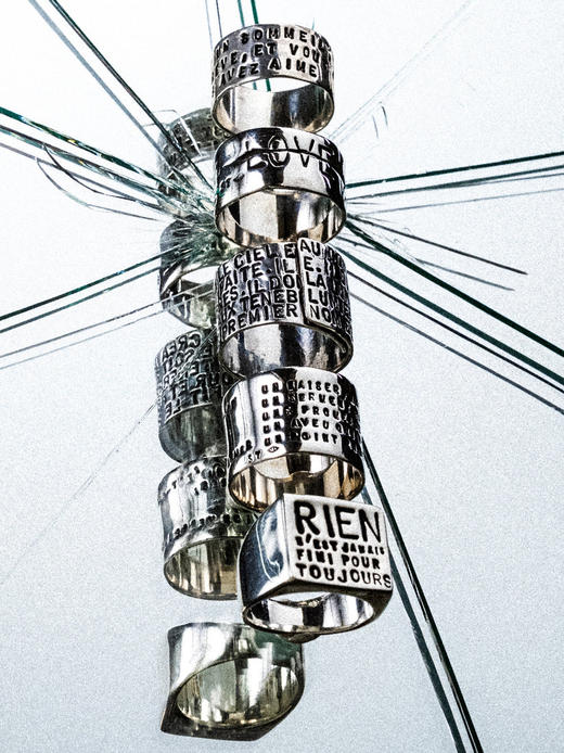 北京仓｜Serge Thoraval-UN BAISER-玫瑰之吻-宽戒指［法国设计师］ 商品图1