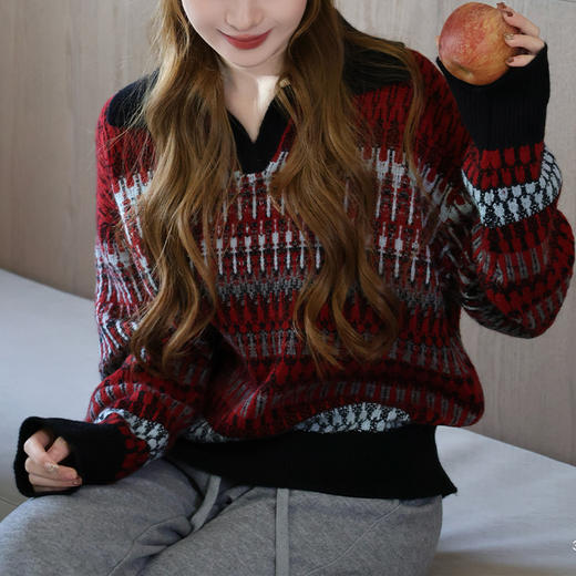 【预售7天】良木礼羊毛翻领上衣（3180F） 商品图2