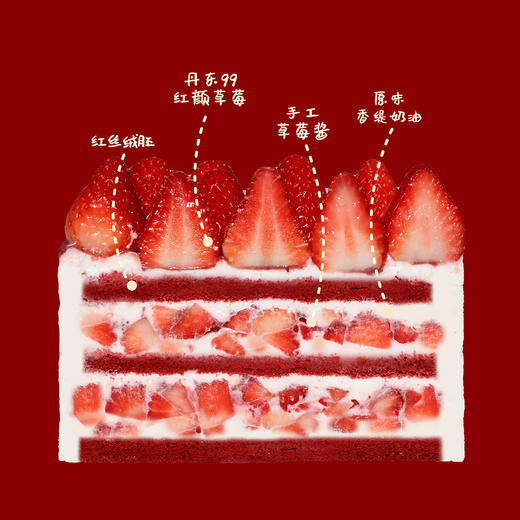 【2026莓好相伴】草莓多多奶油蛋糕 商品图1