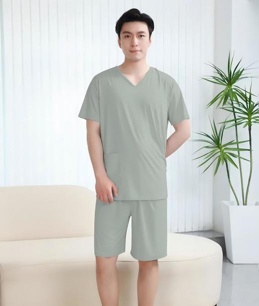 汗蒸服男 曲水浴服冰凉丝有马睡衣沐里按摩沐外男士洗浴家居服兰亭 商品图1