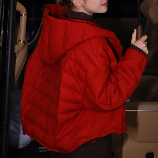 【特价不退换】【预售7天】良木礼连帽鹅绒服（0204改3172） 商品图5